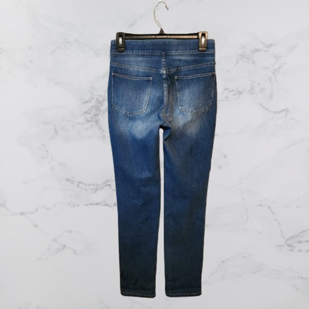 Soft Surroundings Stretch Pull On XS Denim Pant Jean Ankle